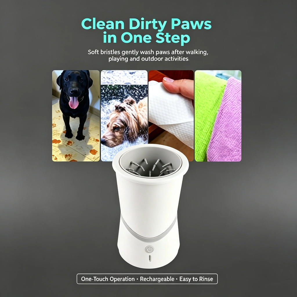 USB Rechargeable Automatic Pet Paw Cleaner - product image 12