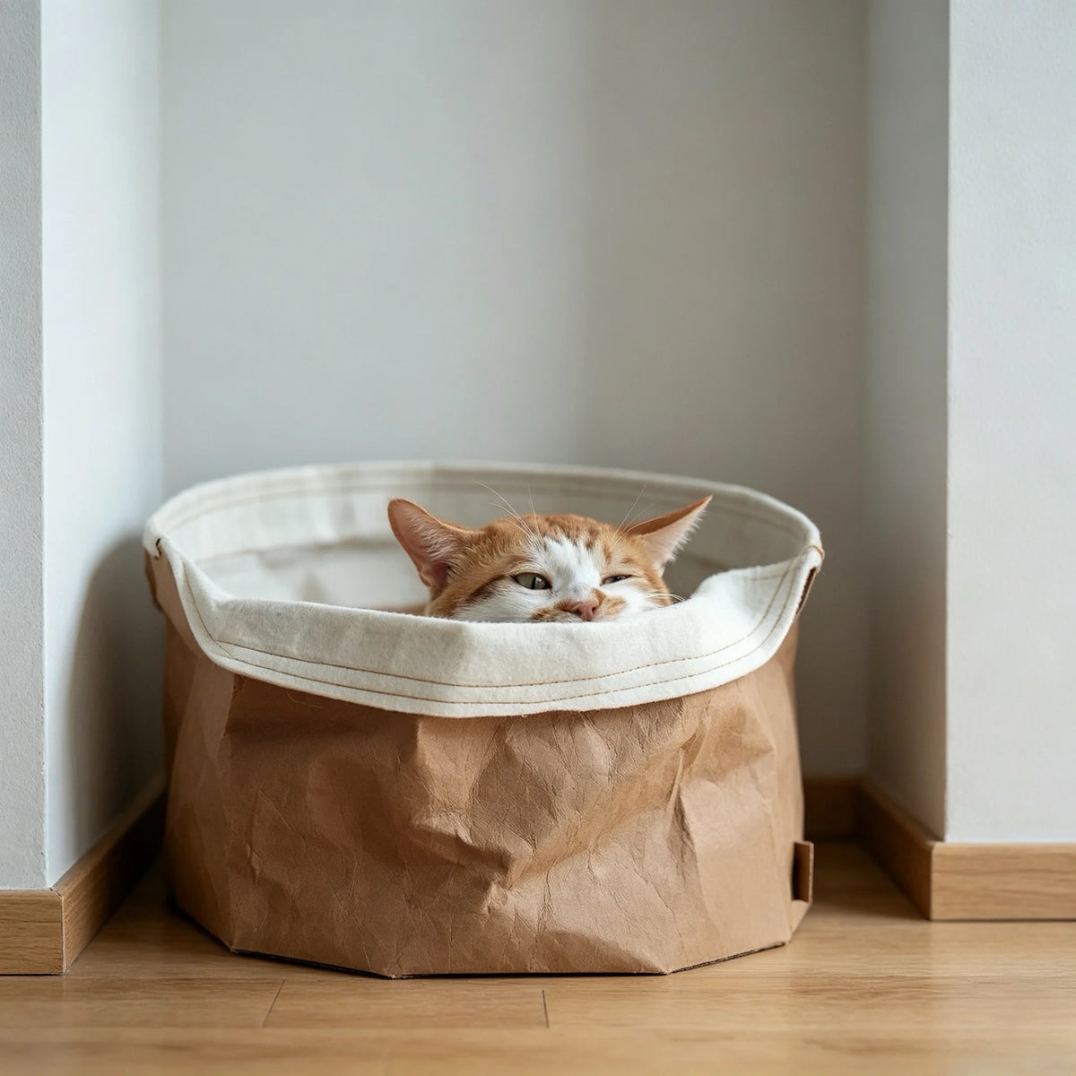 PandaCici Washable Waterproof Kraft Paper Cat Bed - product image 4