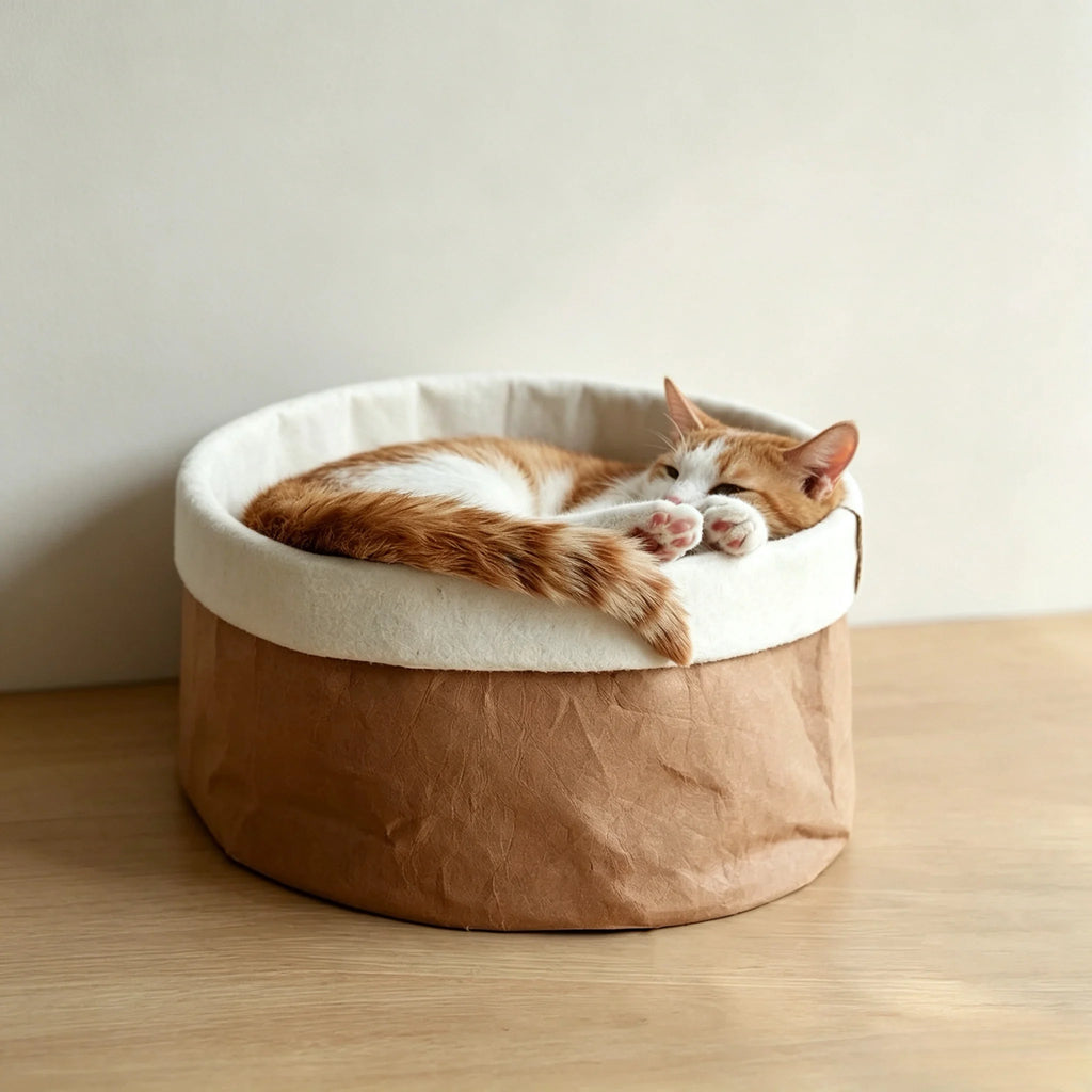 PandaCici Washable Waterproof Kraft Paper Cat Bed - product image 5