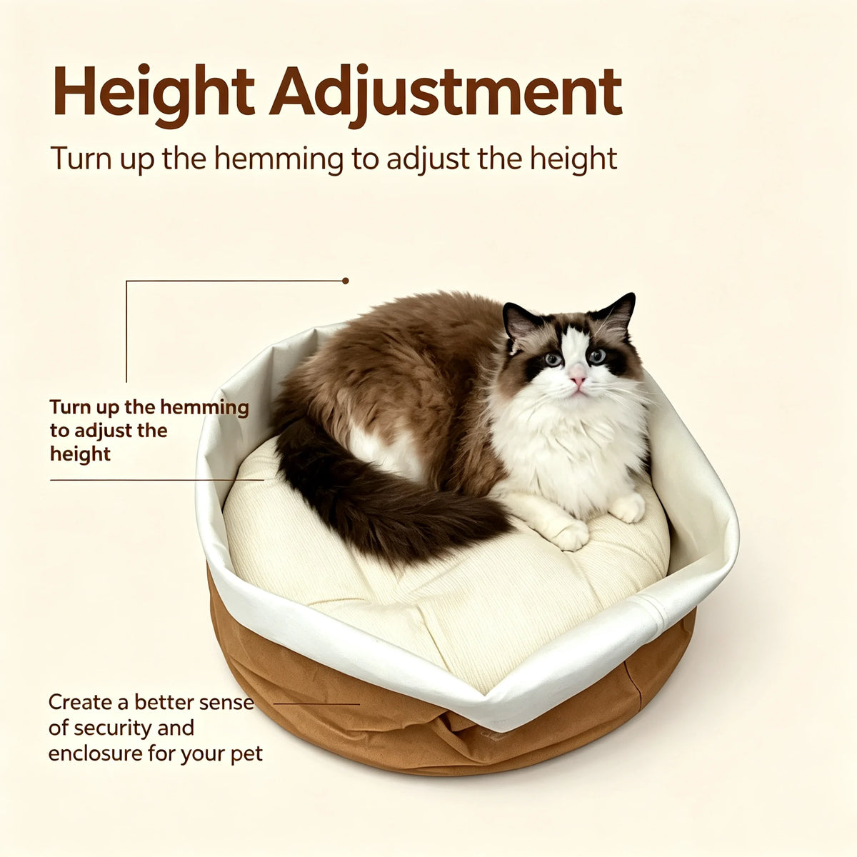 PandaCici Washable Waterproof Kraft Paper Cat Bed - product image 10